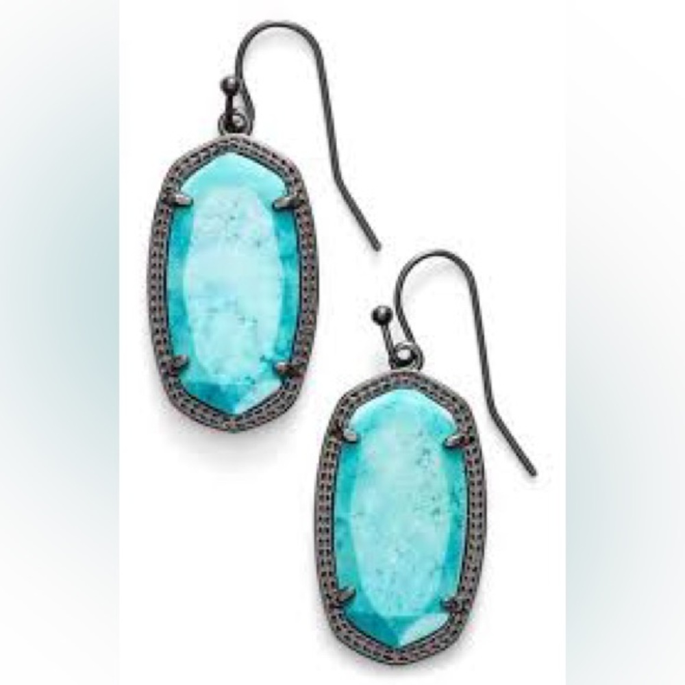 Kendra Scott Turquoise Stone Earrings